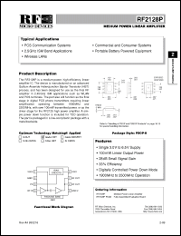 Click here to download RF2128P Datasheet