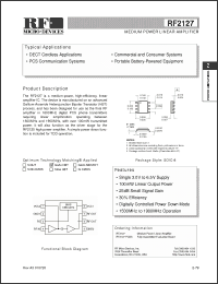 Click here to download RF2127PCBA Datasheet