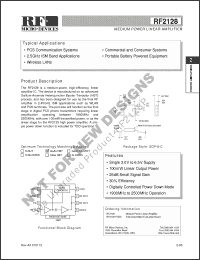 Click here to download RF2128 Datasheet