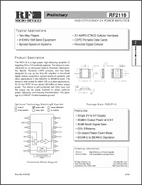 Click here to download RF2119PCBA Datasheet