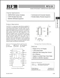 Click here to download RF2131 Datasheet