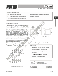 Click here to download RF2138PCBA Datasheet