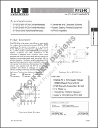 Click here to download RF2140PCBA Datasheet