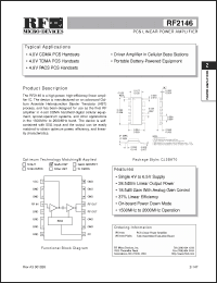 Click here to download RF2146 Datasheet