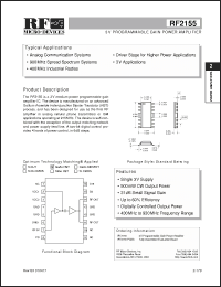 Click here to download RF2155 Datasheet
