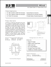 Click here to download RF2157 Datasheet