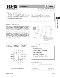 Click here to download RF2186PCBA Datasheet