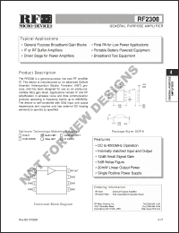 Click here to download RF2308 Datasheet