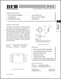Click here to download RF2312 Datasheet