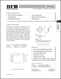 Click here to download RF2312PCBA Datasheet