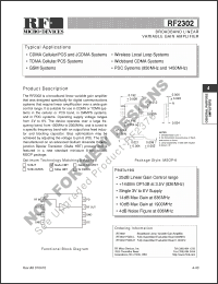 Click here to download RF2302PCBA-H Datasheet