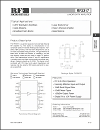 Click here to download RF2317PCBA Datasheet