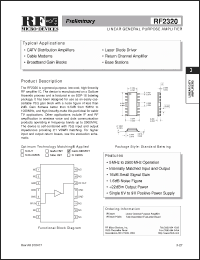 Click here to download RF2320 Datasheet