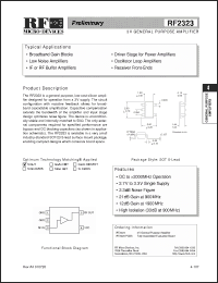 Click here to download RF2323 Datasheet