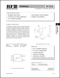Click here to download RF2325 Datasheet