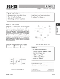 Click here to download RF2335 Datasheet