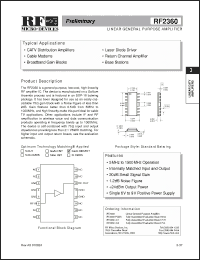 Click here to download RF2360 411 Datasheet