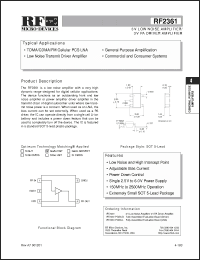 Click here to download RF2361PCBA-L Datasheet