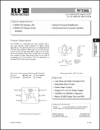 Click here to download RF2366 Datasheet