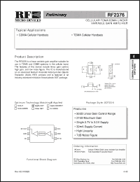 Click here to download RF2376 Datasheet