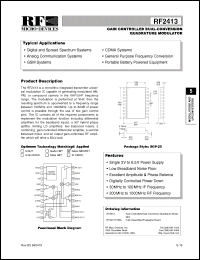 Click here to download RF2413PCBA Datasheet