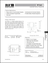 Click here to download RF2421 Datasheet