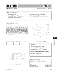 Click here to download RF2436 Datasheet