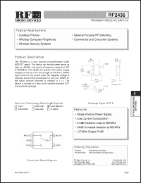 Click here to download RF2436PCBA Datasheet