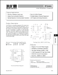 Click here to download RF2444PCBA-H Datasheet