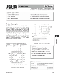 Click here to download RF2460 Datasheet