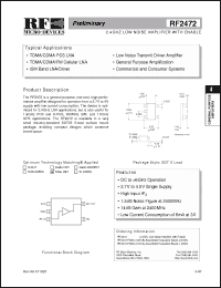 Click here to download RF2472PCBA-410 Datasheet