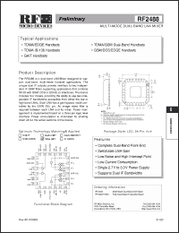 Click here to download RF2488PCBA Datasheet