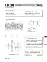 Click here to download RF2510 Datasheet