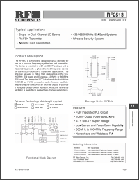 Click here to download RF2513PCBA-L Datasheet