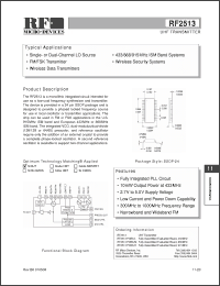 Click here to download RF2513PCBA-M Datasheet