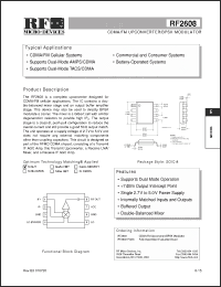 Click here to download RF2608 Datasheet