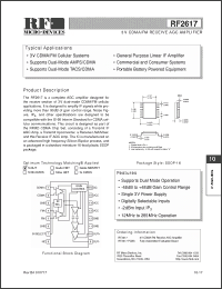 Click here to download RF2617PCBA Datasheet