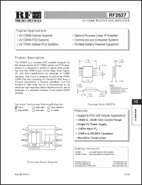 Click here to download RF2627 Datasheet