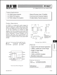 Click here to download RF2627PCBA Datasheet