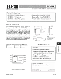 Click here to download RF2629 Datasheet