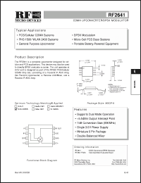 Click here to download RF2641 Datasheet
