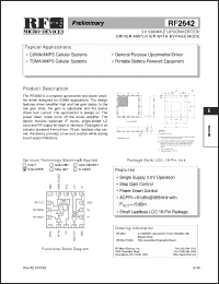 Click here to download RF2642PCBA Datasheet