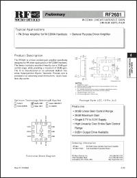 Click here to download RF2681 Datasheet