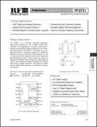 Click here to download RF2721PCBA Datasheet