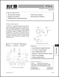 Click here to download RF2919 Datasheet