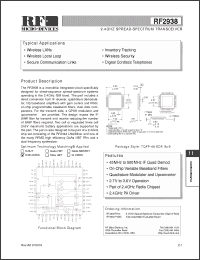Click here to download RF2938TR13 Datasheet