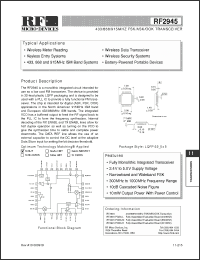 Click here to download RF2945PCBA-M Datasheet