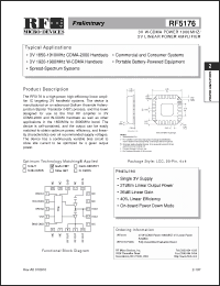 Click here to download RF5176 Datasheet