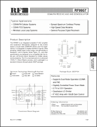 Click here to download RF9957 Datasheet