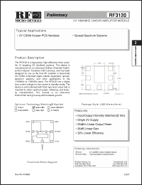 Click here to download RF3120 Datasheet